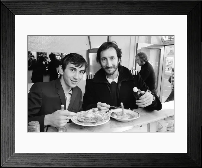 Framed Print : Pete Townshend, guitarist with British rock group The Who