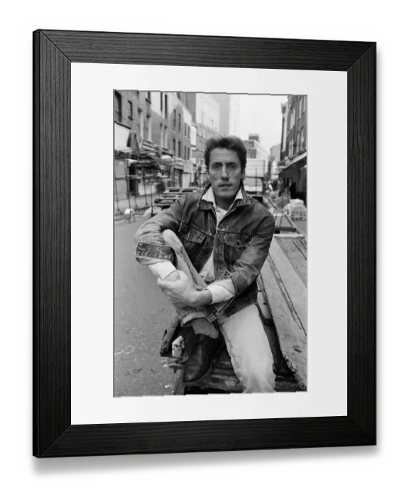 Framed Print : Roger Daltrey, former lead singer of the British rock group The Who
