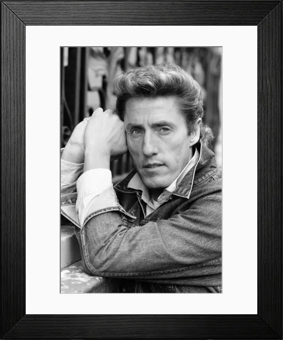 Framed Print : Roger Daltrey, former lead singer of the British rock group The Who