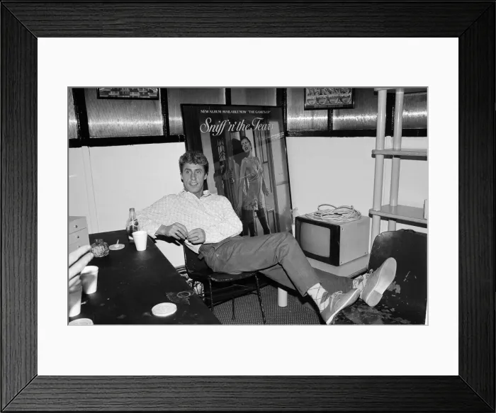 Framed Print : Roger Daltrey, former lead singer of British rock group The Who