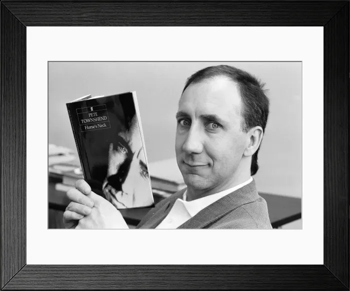 Framed Print : Pete Townshend, former guitarist with British rock group The Who Framed Print : Pete Townshend, former guitarist with British rock group The Who