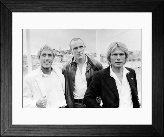 Framed Print : Roger Daltrey of the Who rock group at the Cannes film festival with John McVicar Framed Print : Roger Daltrey of the Who rock group at the Cannes film festival with John McVicar