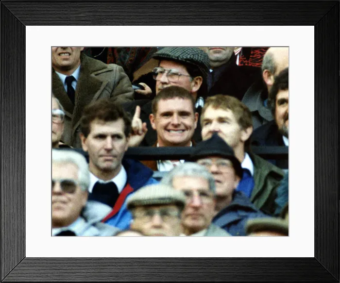 Framed Print : Footballer Paul Gascoigne - Gazza Paul Gascoigne mingles amongst the Newcastle Framed Print : Footballer Paul Gascoigne - Gazza Paul Gascoigne mingles amongst the Newcastle
