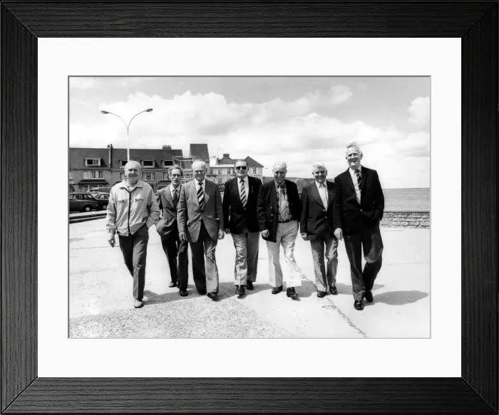 Framed Print : World War Two - Second World War - Geordie veterans of the D-Day landings were among Framed Print : World War Two - Second World War - Geordie veterans of the D-Day landings were among