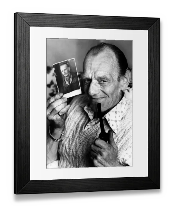 Framed Print : World War Two - Second World War - Mr C Bowe of Consett