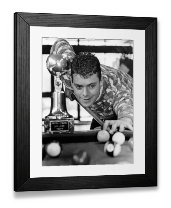 Framed Print : Footballer Paul Gascoigne - Gazza Carl Gascoigne winner of Harton