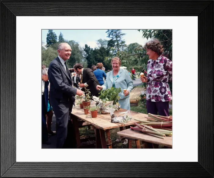 Framed Print : Sir Alec Douglas Home at Garden Fete July 1973 Framed Print : Sir Alec Douglas Home at Garden Fete July 1973