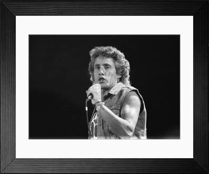 Framed Print : British rock group The Who, performing on stage at the NEC in Birmingham Framed Print : British rock group The Who, performing on stage at the NEC in Birmingham