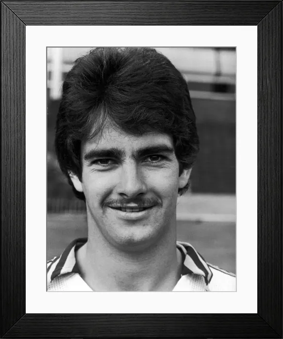 Framed Print : David Evans, Aston Villa Football Player, Photo-call at Villa Park, 10th August 1978 Framed Print : David Evans, Aston Villa Football Player, Photo-call at Villa Park, 10th August 1978