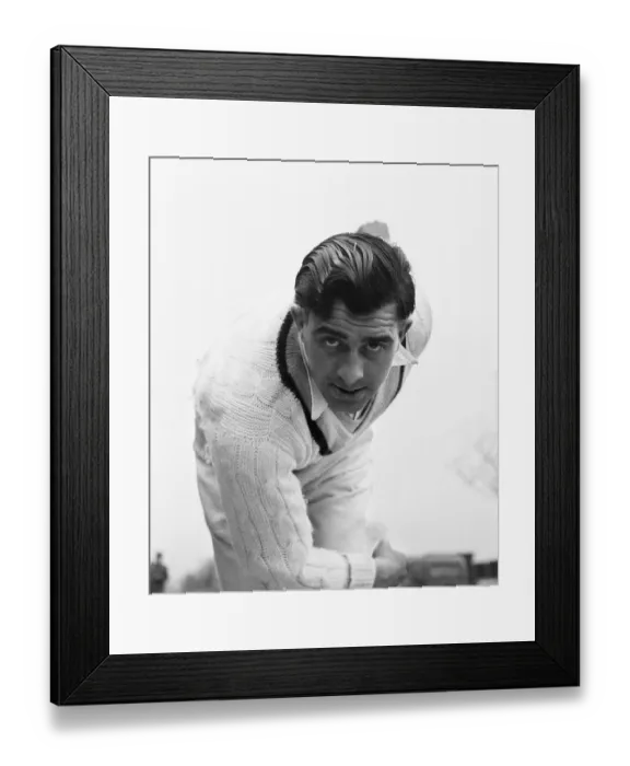 Framed Print : Yorkshire and England fast bowler Freddie Trueman ahead of the upcoming Ashes test series Framed Print : Yorkshire and England fast bowler Freddie Trueman ahead of the upcoming Ashes test series
