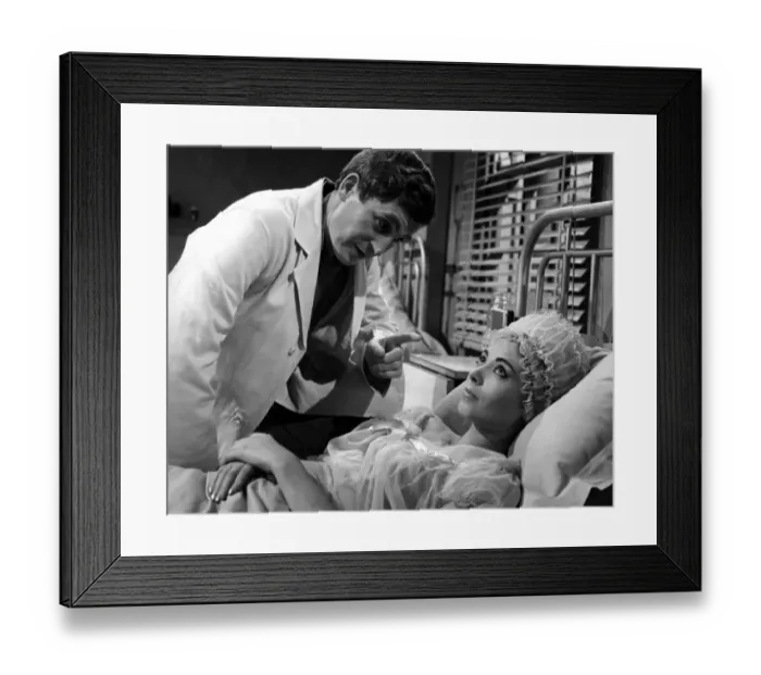 Framed Print : Television programme - The filming of Emergency Ward 10 at ATV Studios in Boreham Framed Print : Television programme - The filming of Emergency Ward 10 at ATV Studios in Boreham