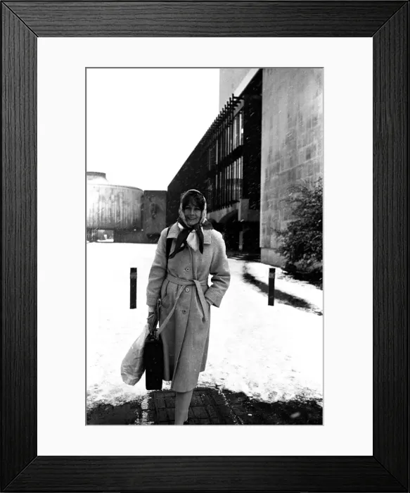 Framed Print : Actress Vanessa Redgrave during a flying visit to the Civic Centre in Newcastle to Framed Print : Actress Vanessa Redgrave during a flying visit to the Civic Centre in Newcastle to