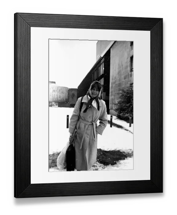 Framed Print : Actress Vanessa Redgrave during a flying visit to the Civic Centre in Newcastle to Framed Print : Actress Vanessa Redgrave during a flying visit to the Civic Centre in Newcastle to