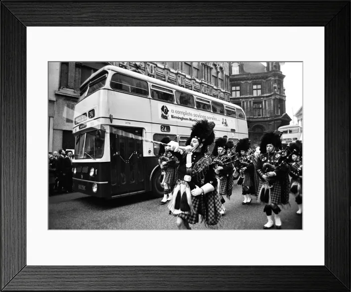 Framed Print : St Patricks Day March, Birmingham, 16th March 1969 Framed Print : St Patricks Day March, Birmingham, 16th March 1969