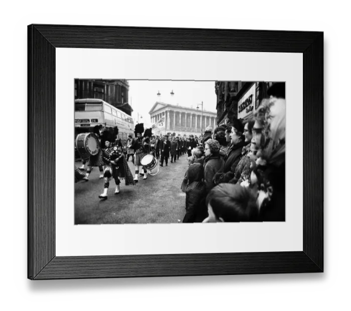 Framed Print : St Patricks Day March, Birmingham, 16th March 1969 Framed Print : St Patricks Day March, Birmingham, 16th March 1969