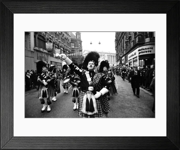 Framed Print : St Patricks Day March, Birmingham, 16th March 1969 Framed Print : St Patricks Day March, Birmingham, 16th March 1969