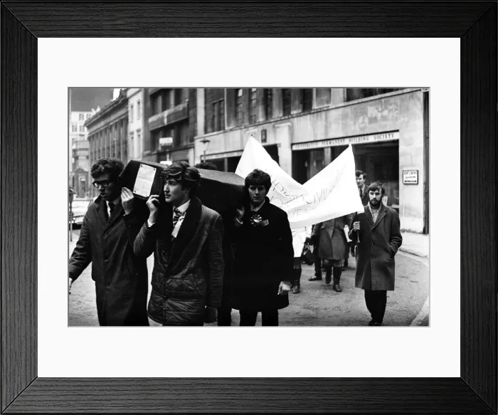 Framed Print : St Patricks Day March, Birmingham, 16th March 1969 Framed Print : St Patricks Day March, Birmingham, 16th March 1969
