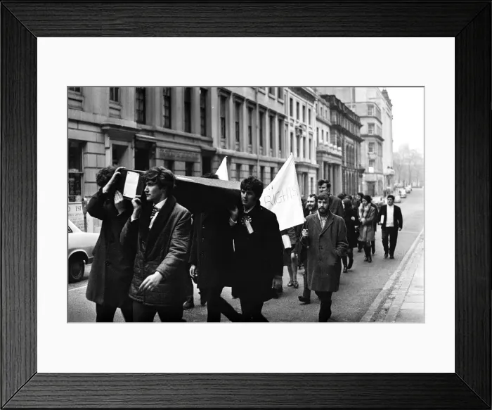 Framed Print : St Patricks Day March, Birmingham, 16th March 1969 Framed Print : St Patricks Day March, Birmingham, 16th March 1969
