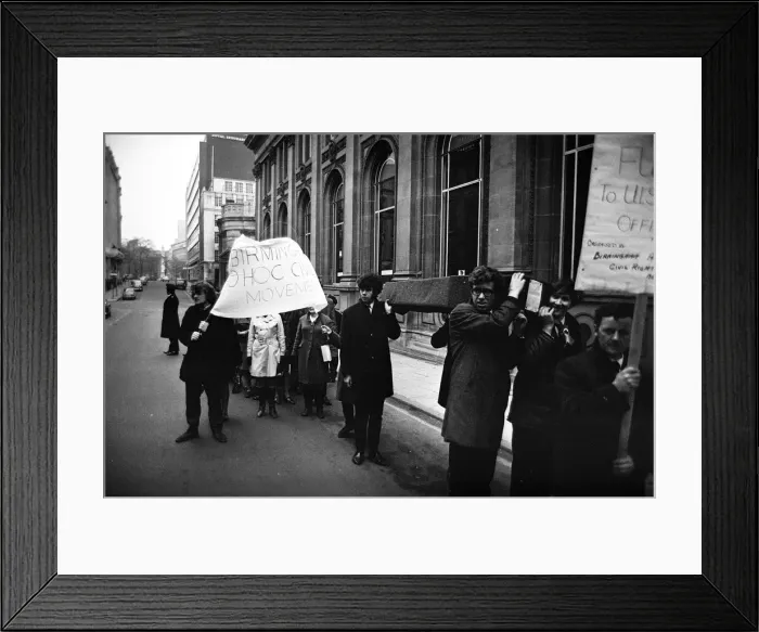 Framed Print : St Patricks Day March, Birmingham, 16th March 1969 Framed Print : St Patricks Day March, Birmingham, 16th March 1969