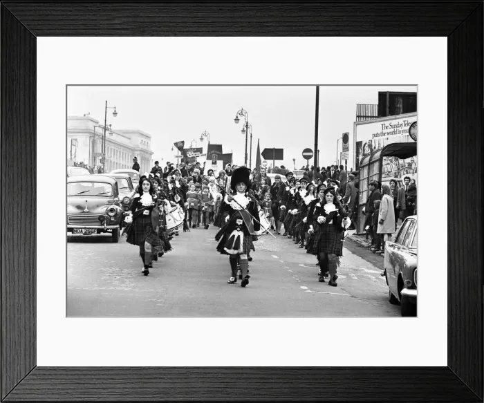 Framed Print : St Patricks Day March, Birmingham, 16th March 1969 Framed Print : St Patricks Day March, Birmingham, 16th March 1969