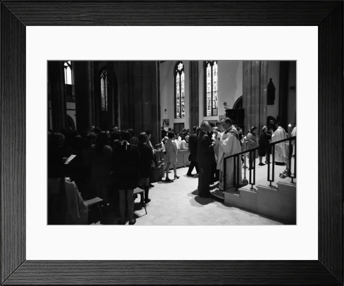 Framed Print : St Patricks Day Service, Birmingham, 17th March 1970 Framed Print : St Patricks Day Service, Birmingham, 17th March 1970