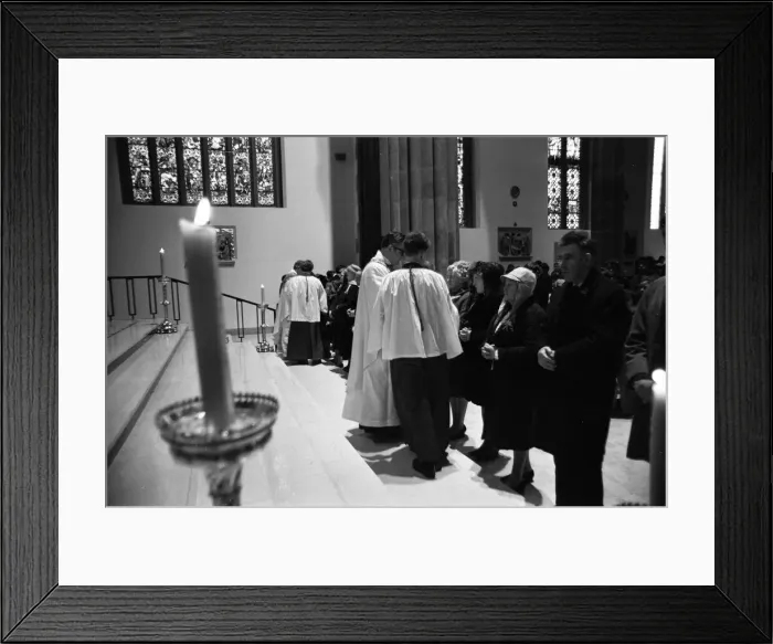 Framed Print : St Patricks Day Service, Birmingham, 17th March 1970 Framed Print : St Patricks Day Service, Birmingham, 17th March 1970
