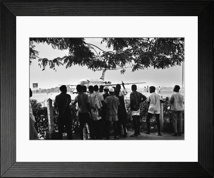 Framed Print : B. O. C. A proving flight to Lagos. 5th February 1964 Framed Print : B. O. C. A proving flight to Lagos. 5th February 1964