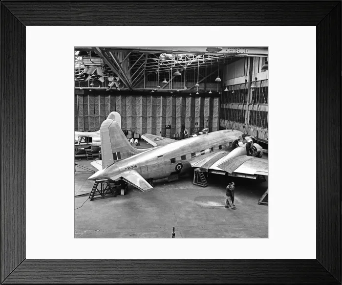 Framed Print : Viking vickers airliners under construction. Circa 1946 Framed Print : Viking vickers airliners under construction. Circa 1946