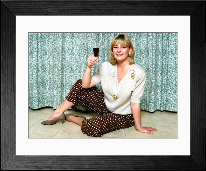 Framed Print : Footballer Paul Gascoigne - Gazza Anna Marie Gascoigne takes part in a Framed Print : Footballer Paul Gascoigne - Gazza Anna Marie Gascoigne takes part in a