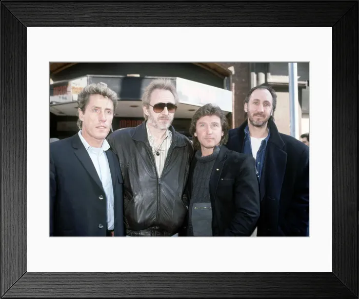 Framed Print : British rock group The Who pictured at the Marquee Club in London