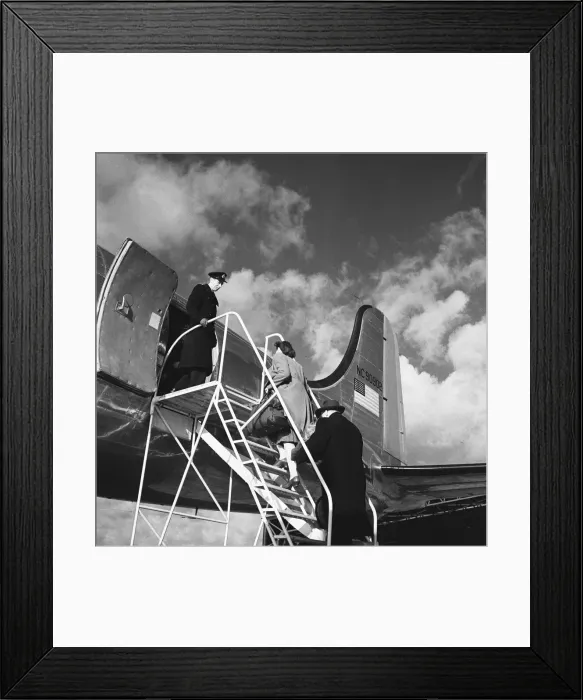 Framed Print : Hurn Airport North-Northeast of Bournemouth, in southern England