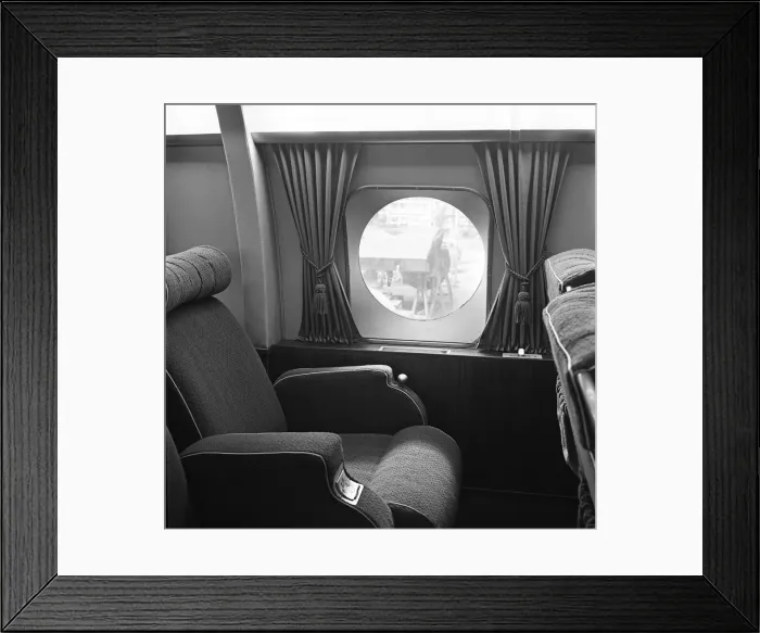 Framed Print : The interior of Handley page Hermes airliner. September 1946