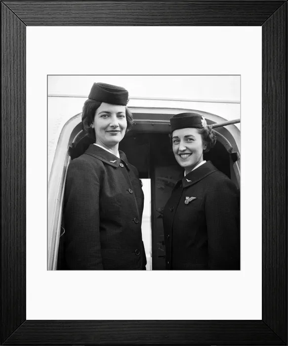 Framed Print : B. E. A air-hostesses. 21st June 1961 Framed Print : B. E. A air-hostesses. 21st June 1961