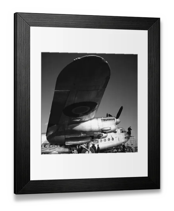 Framed Print : Hurn Airport North-Northeast of Bournemouth, in southern England