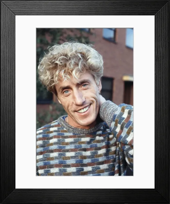 Framed Print : Roger Daltrey, lead singer of The Who rock group, circa 1983 Framed Print : Roger Daltrey, lead singer of The Who rock group, circa 1983