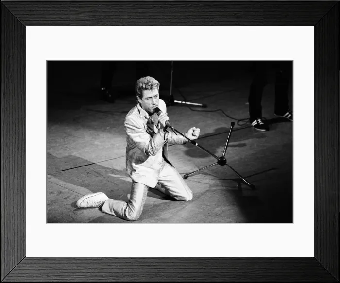 Framed Print : Roger Daltrey, former singer of British rock group The Who Framed Print : Roger Daltrey, former singer of British rock group The Who