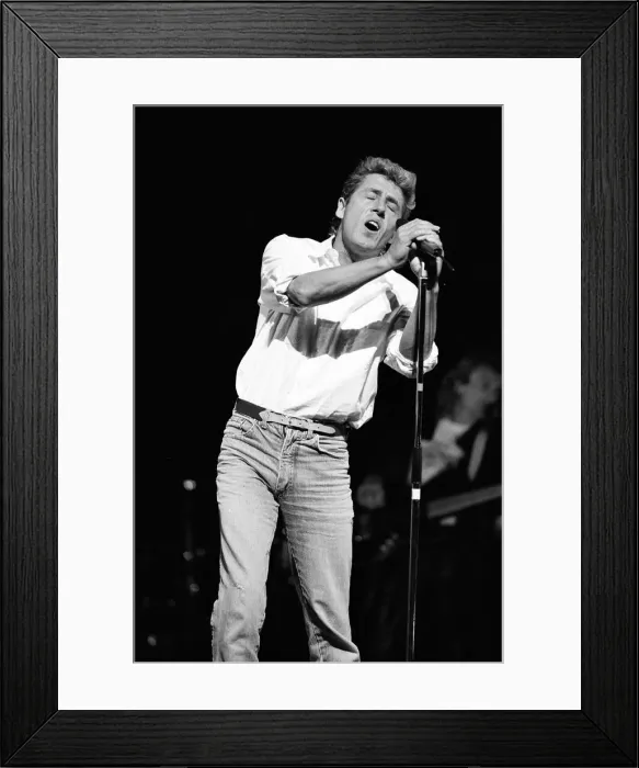 Framed Print : Roger Daltrey, former singer of British rock group The Who Framed Print : Roger Daltrey, former singer of British rock group The Who