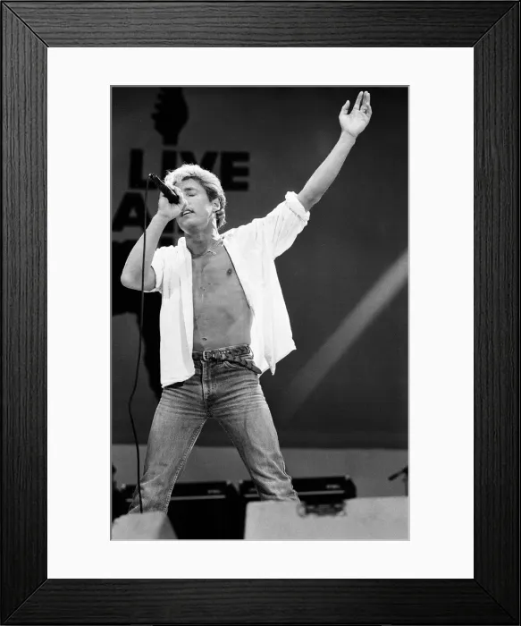 Framed Print : The Who rock group, performing at Wembley Stadium for Live Aid Framed Print : The Who rock group, performing at Wembley Stadium for Live Aid