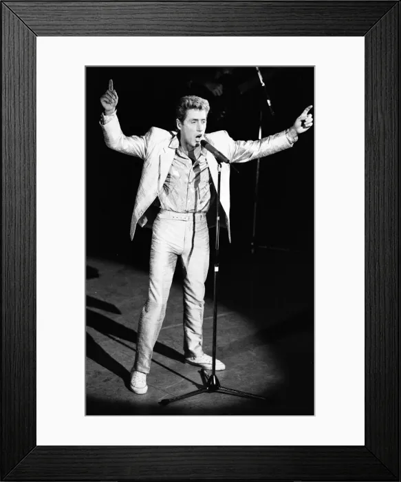 Framed Print : Roger Daltrey, former singer of British rock group The Who Framed Print : Roger Daltrey, former singer of British rock group The Who