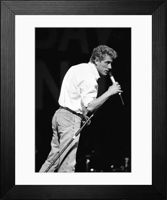 Framed Print : Roger Daltrey, former singer of British rock group The Who Framed Print : Roger Daltrey, former singer of British rock group The Who