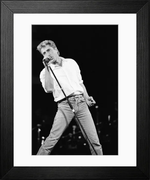 Framed Print : Roger Daltrey, former singer of British rock group The Who Framed Print : Roger Daltrey, former singer of British rock group The Who