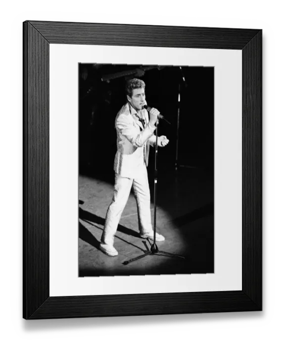 Framed Print : Roger Daltrey, former singer of British rock group The Who Framed Print : Roger Daltrey, former singer of British rock group The Who