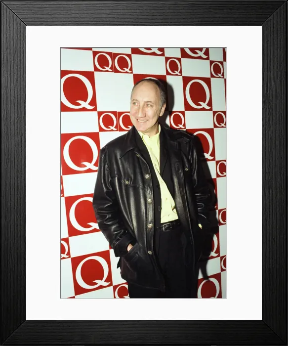 Framed Print : Pete Townshend, guitarist in British rock group The Who, pictured at the Q Music Awards Framed Print : Pete Townshend, guitarist in British rock group The Who, pictured at the Q Music Awards