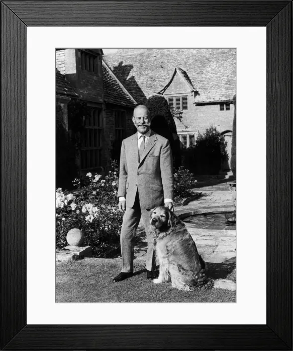 Framed Print : Sir Gerald David Nunes Nabarro was a British Conservative Party politician of the 1950s