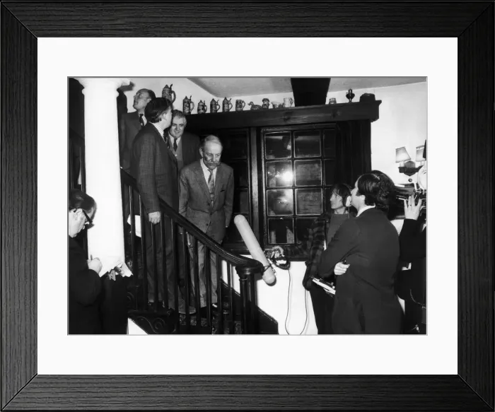 Framed Print : Sir Gerald David Nunes Nabarro was a British Conservative Party politician of the 1950s