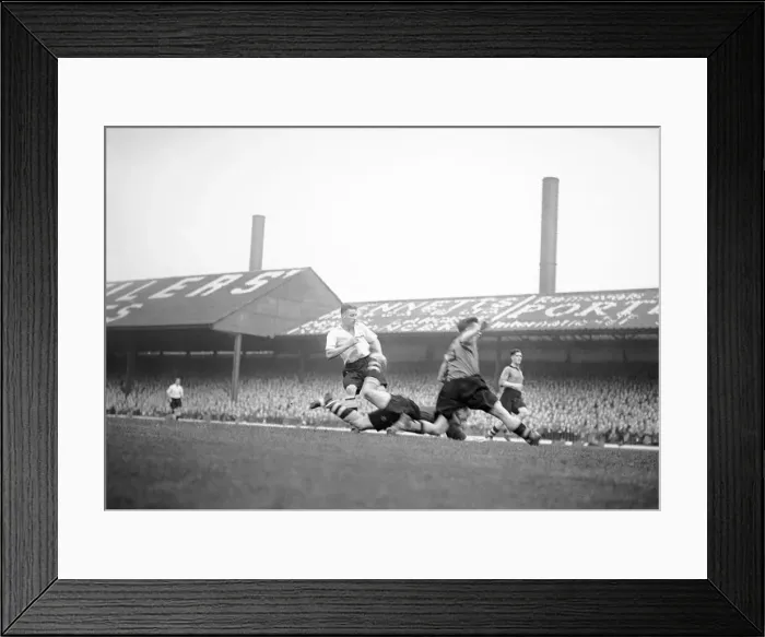 Framed Print : Englsh League Division One match at the Baseball Ground