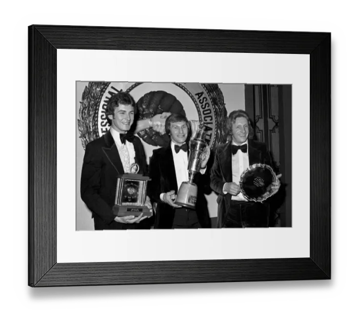 Framed Print : The Professional Footballers Association tonight made their presentations for the player Framed Print : The Professional Footballers Association tonight made their presentations for the player