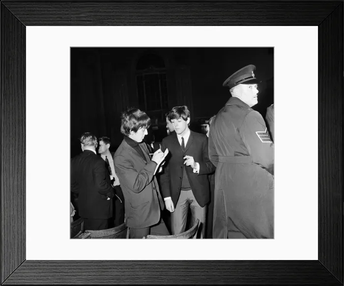 Framed Print : The Beatles Concert at the ABC, Carlisle, as part of The Beatles Autumn Tour