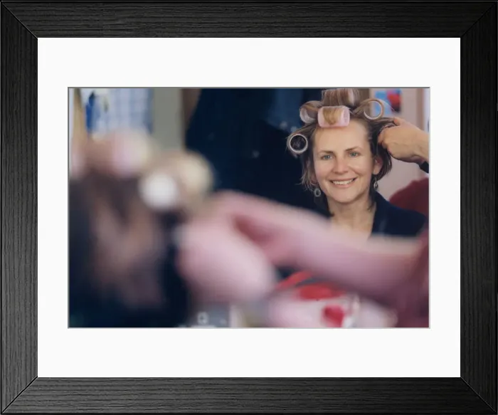 Framed Print : Television Programme - The filming of Channel 5 soap opera Family Affairs in a London Framed Print : Television Programme - The filming of Channel 5 soap opera Family Affairs in a London