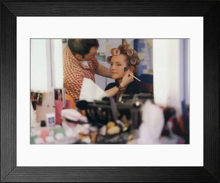 Framed Print : Television Programme - The filming of Channel 5 soap opera Family Affairs in a London Framed Print : Television Programme - The filming of Channel 5 soap opera Family Affairs in a London